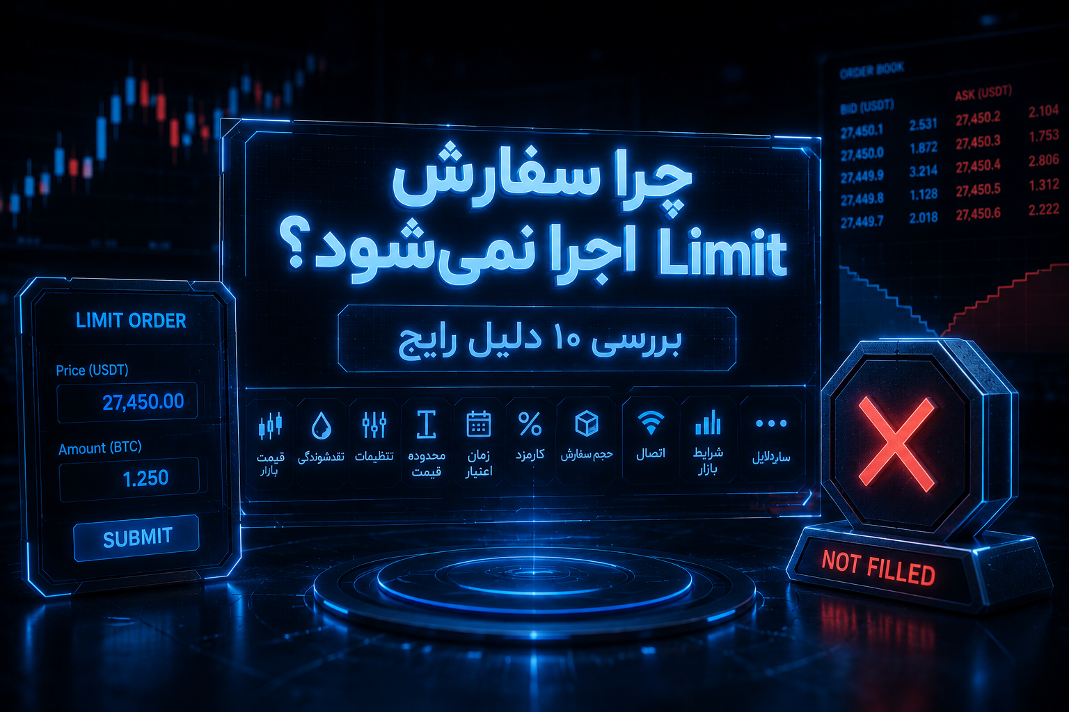 اجرا نشدن سفارش Limit