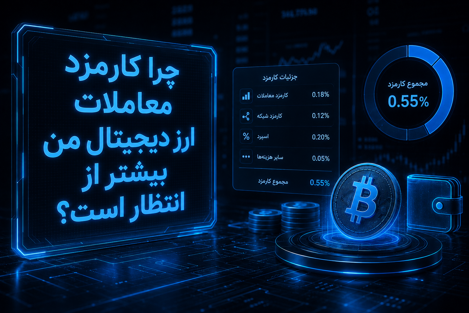 کارمزد معاملات ارز دیجیتال
